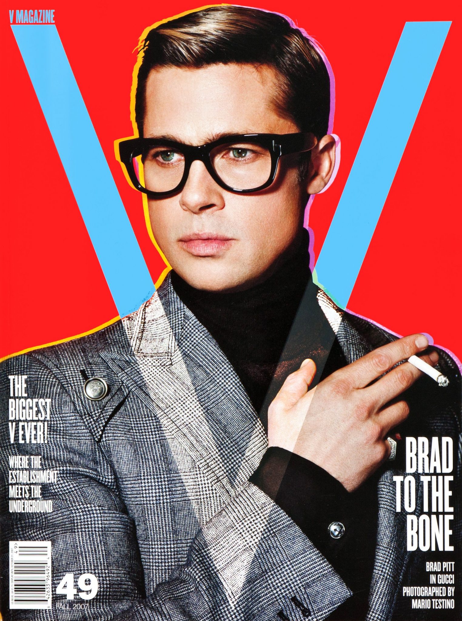Brad Pitt Still Pretty as Hell, Still Talks to Jen 14 Brad Pitt for V Magazine