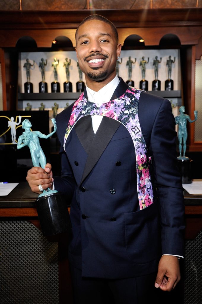 Michael B. Jordan Rocks a Harness at SAG Awards – Socialite Life