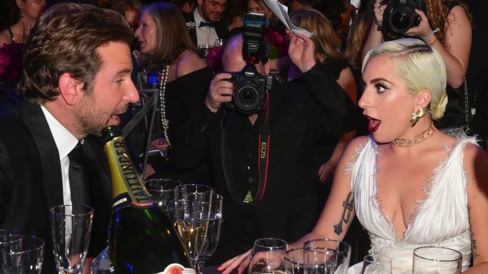 Actors Bradley Cooper and Lady Gaga attend the 25th Annual Screen Actors Guild Awards