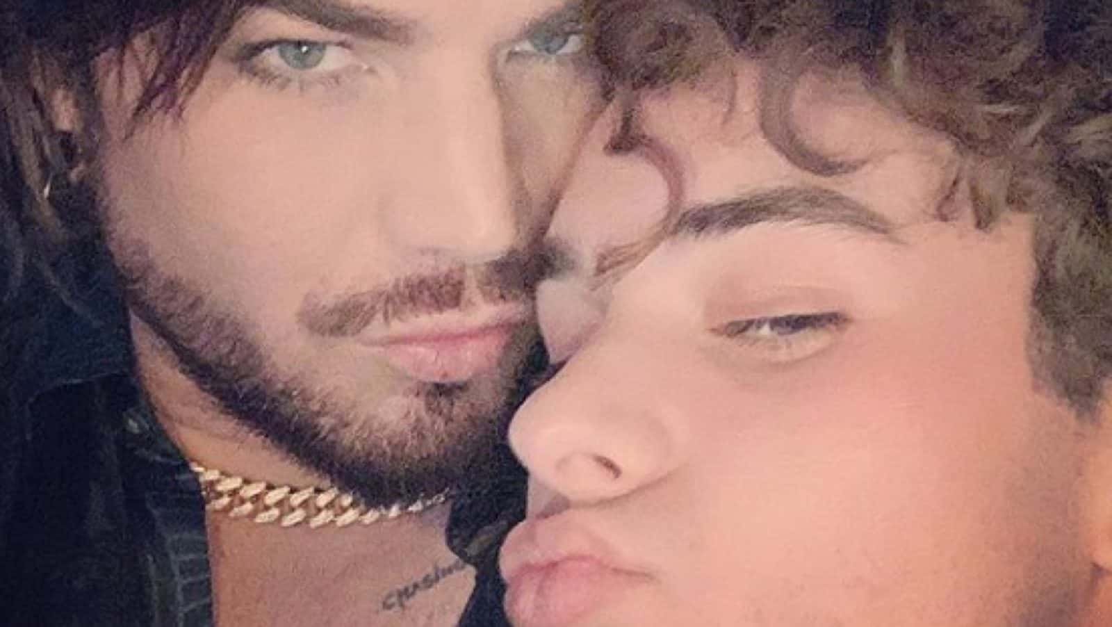 Adam Lambert and Javi Costa Polo