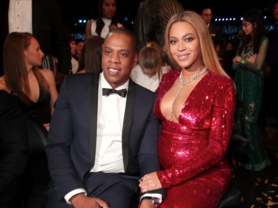 Beyonce and Jay Z The 59th GRAMMY Awards - Roaming Show