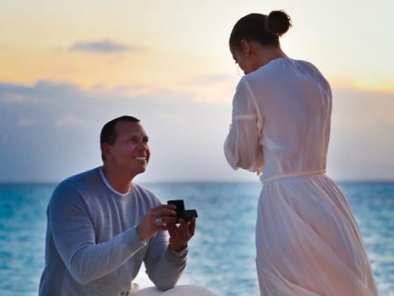 Jennifer Lopez and Alex Rodriguez proposal