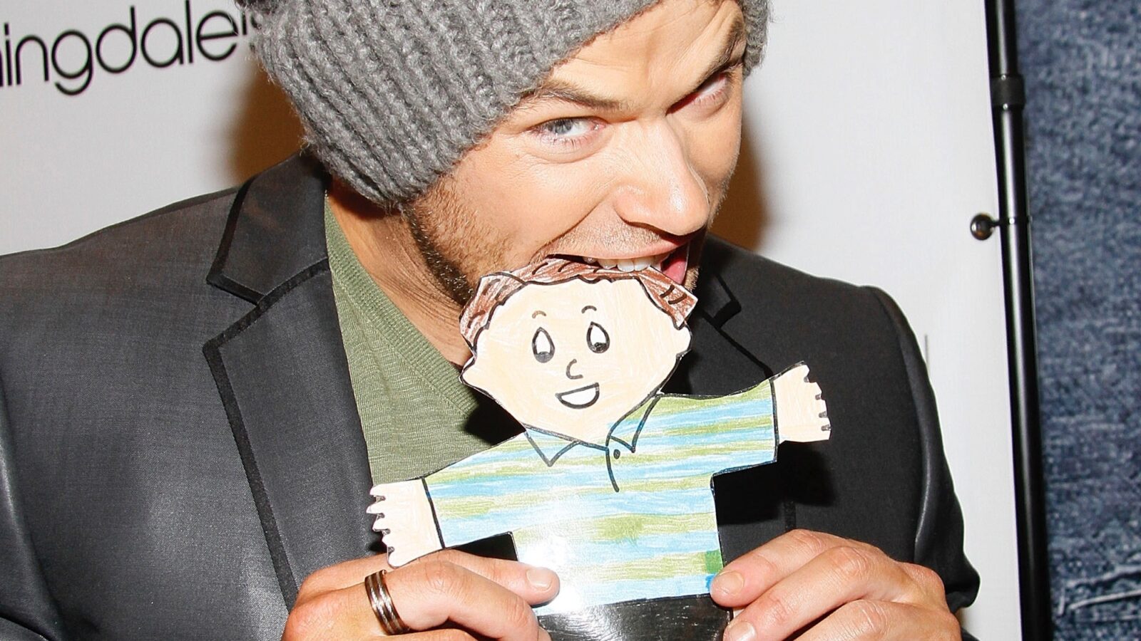 Kellan Lutz Enjoys Biting Things At The Dylan George & Abbot + Main Launch 6 Kellan Lutz Launches Dylan George and Abbot + Main Spring '12 Collections At Bloomingdale's