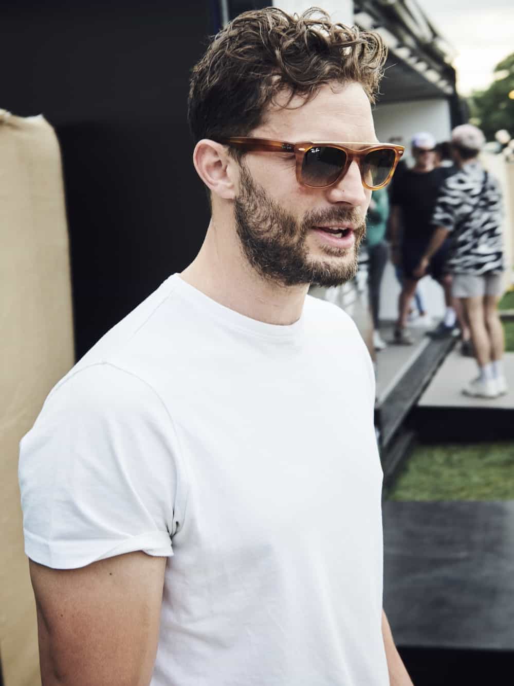 honderd Ecologie overdracht Jamie Dornan Rocks Ray-Bans at Ray-Ban Studios – Socialite Life