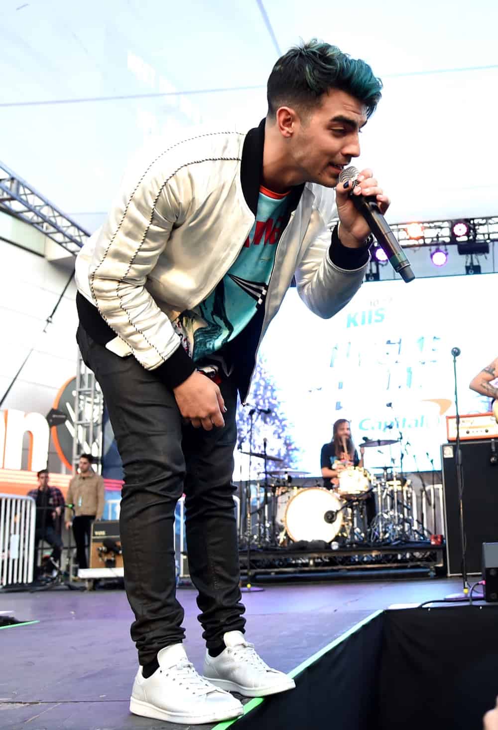 Joe Jonas at the 102.7 KIIS FM's Jingle Ball Village