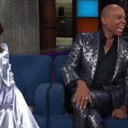 Anne Hathaway Bursts Into Tears When Meeting RuPaul on The Late Show