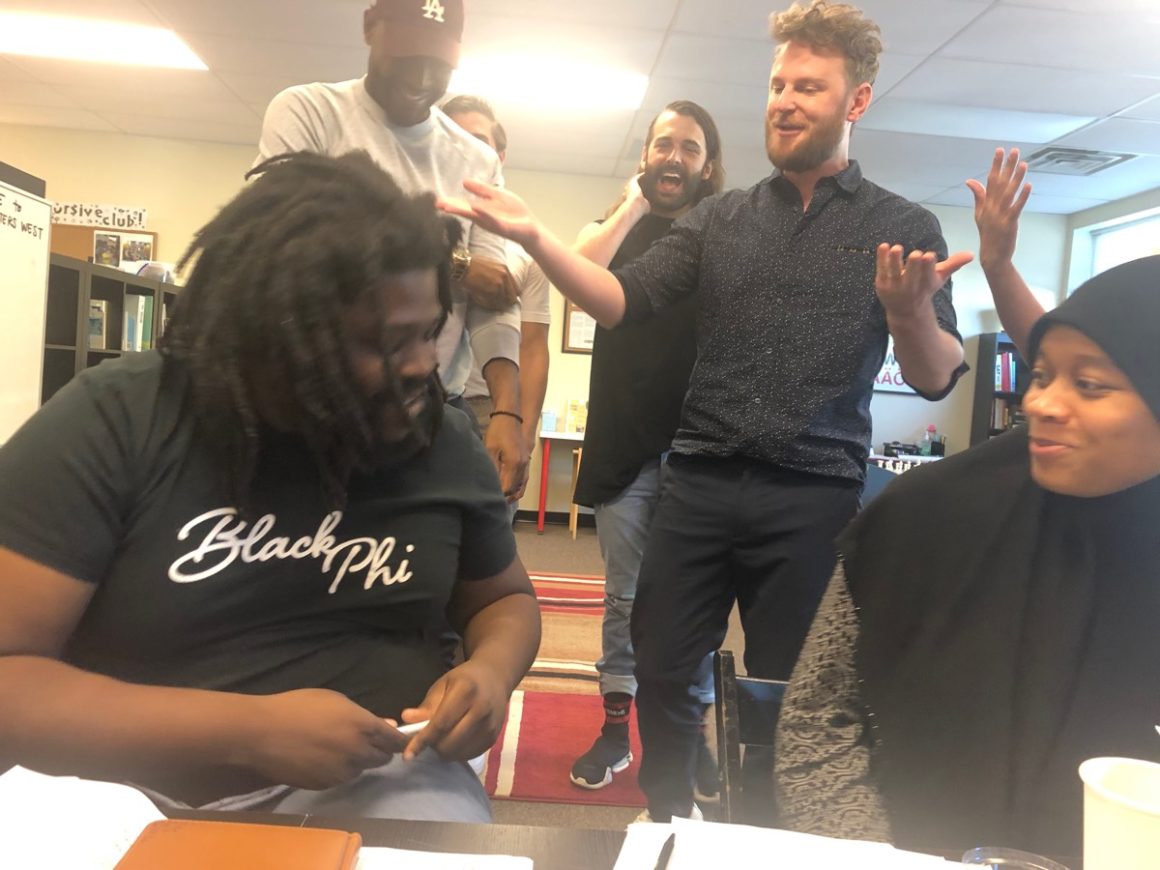 The Queer Eye fab five visited Philadelphia education non-profit Mighty Writers'