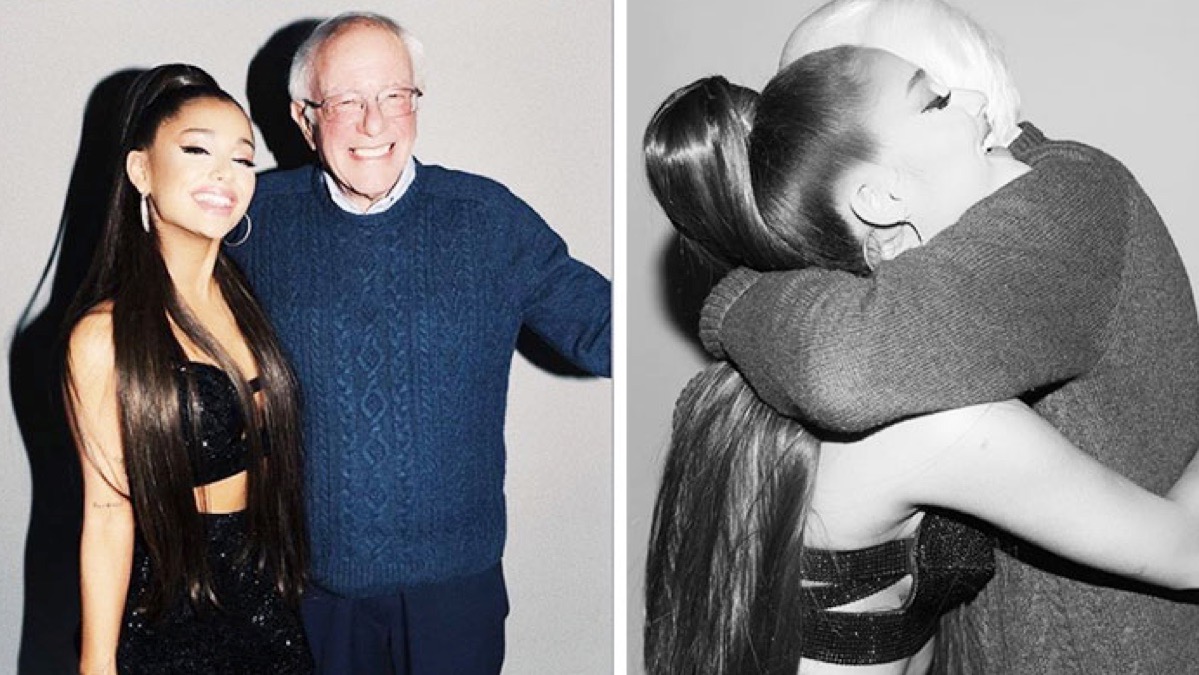 Ariana Grande Is Definitely Feeling The Bern Socialite Life