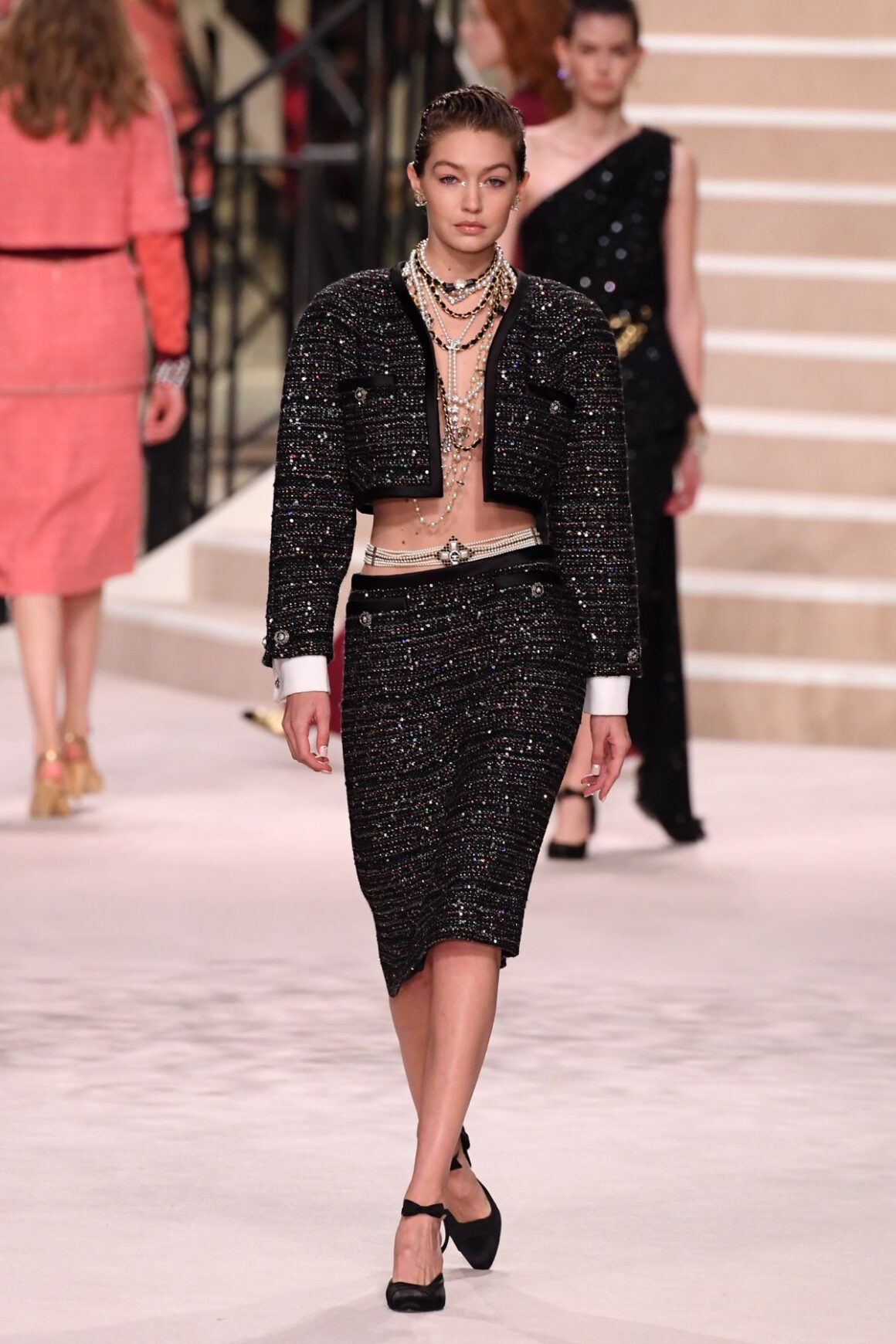 Chanel Metiers D'Art 2019-2020 : Runway At Le Grand Palais In Paris