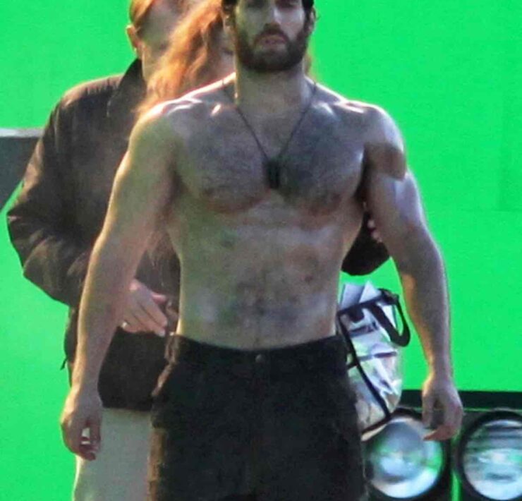 Henry Cavill On Set Of "Man Of Steel" 2