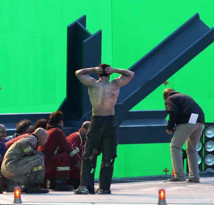 Henry Cavill On Set Of "Man Of Steel" 2