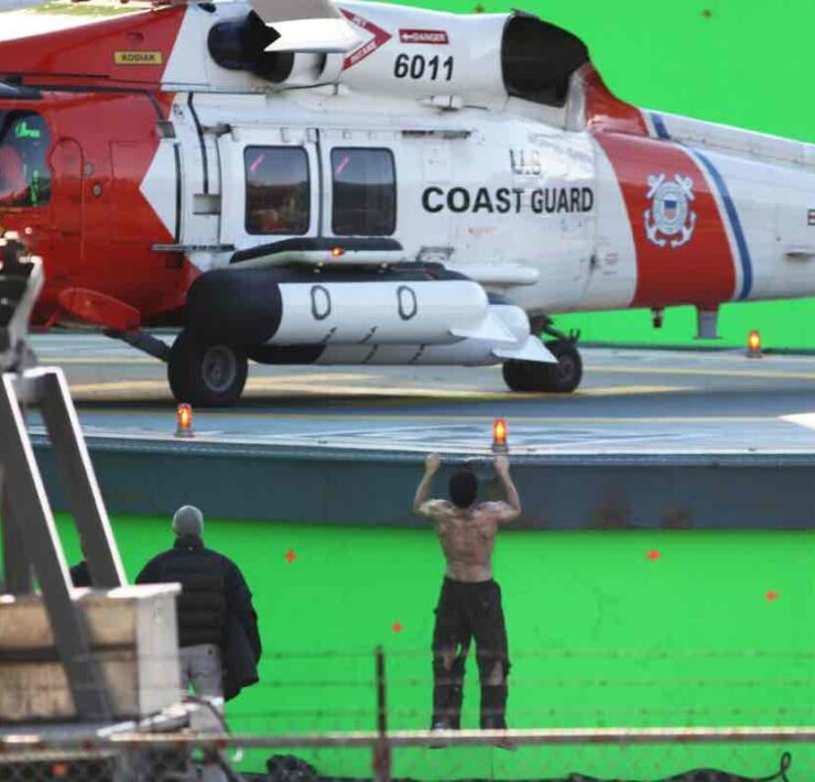 Henry Cavill On Set Of "Man Of Steel" 2