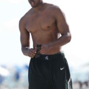 Michael B. Jordan Hits the Beach in Miami