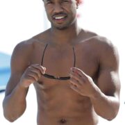 Michael B. Jordan Hits the Beach in Miami
