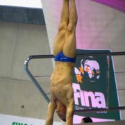 Tom Daley of Great Britain competes during the Men's 10m Platform Final on day three of the FINA/NVC Diving World Series at the London Aquatics Centre