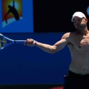 Andy Roddick practicing at the Australian Open 2009 - Previews