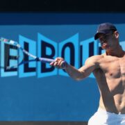 Andy Roddick practicing at the Australian Open 2009 - Previews