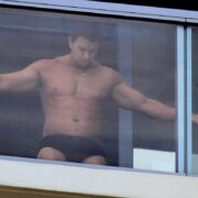 Mark Wahlberg gets a spray tan