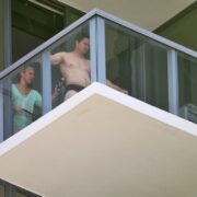 Mark Wahlberg gets a spray tan