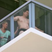 Mark Wahlberg gets a spray tan
