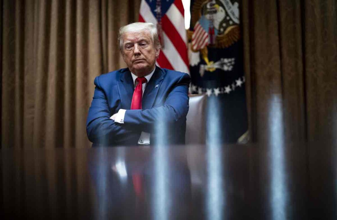 President Trump Holds Roundtable Discussion At White House