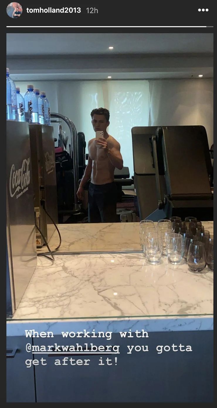 Tom Holland Jacked Up Body