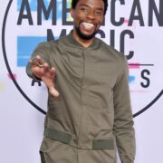 Chadwick Boseman 2017 American Music Awards - Arrivals