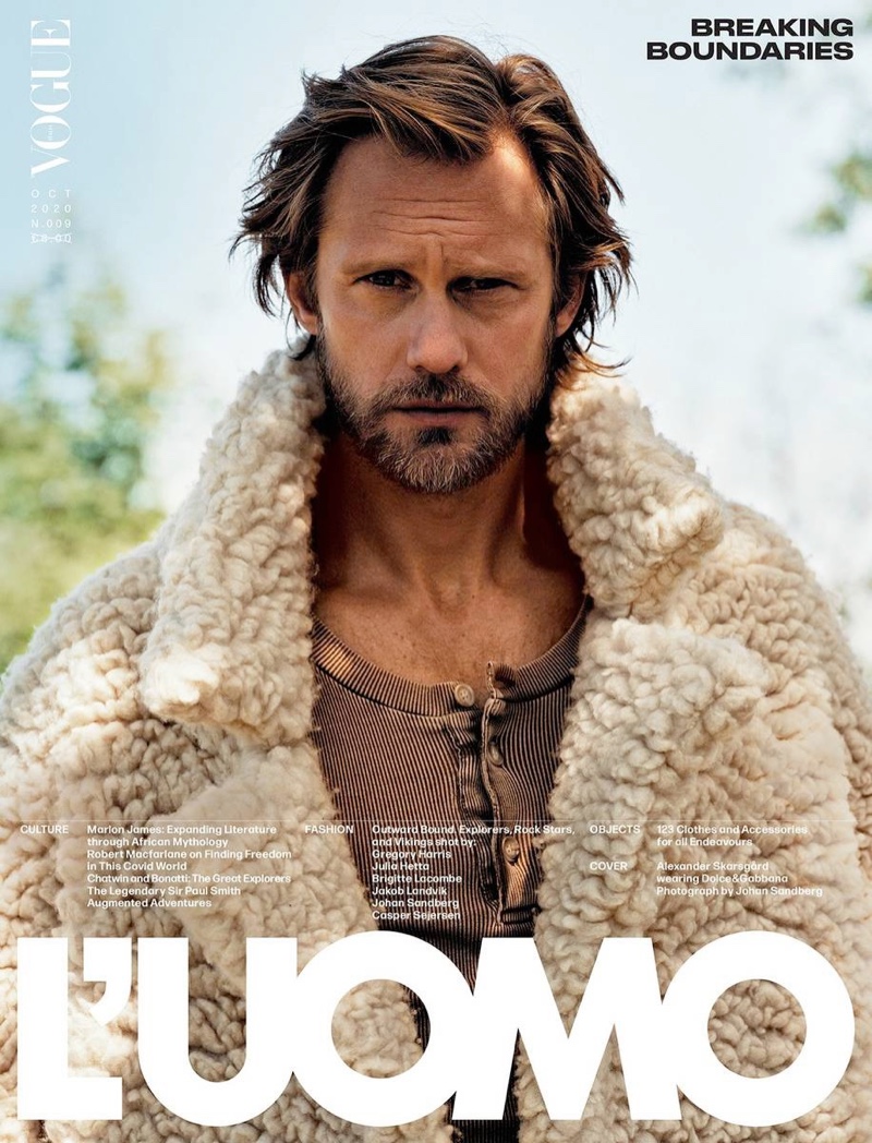 Alexander Skarsgard Is Ruggedly Handsome For L Uomo Vogue