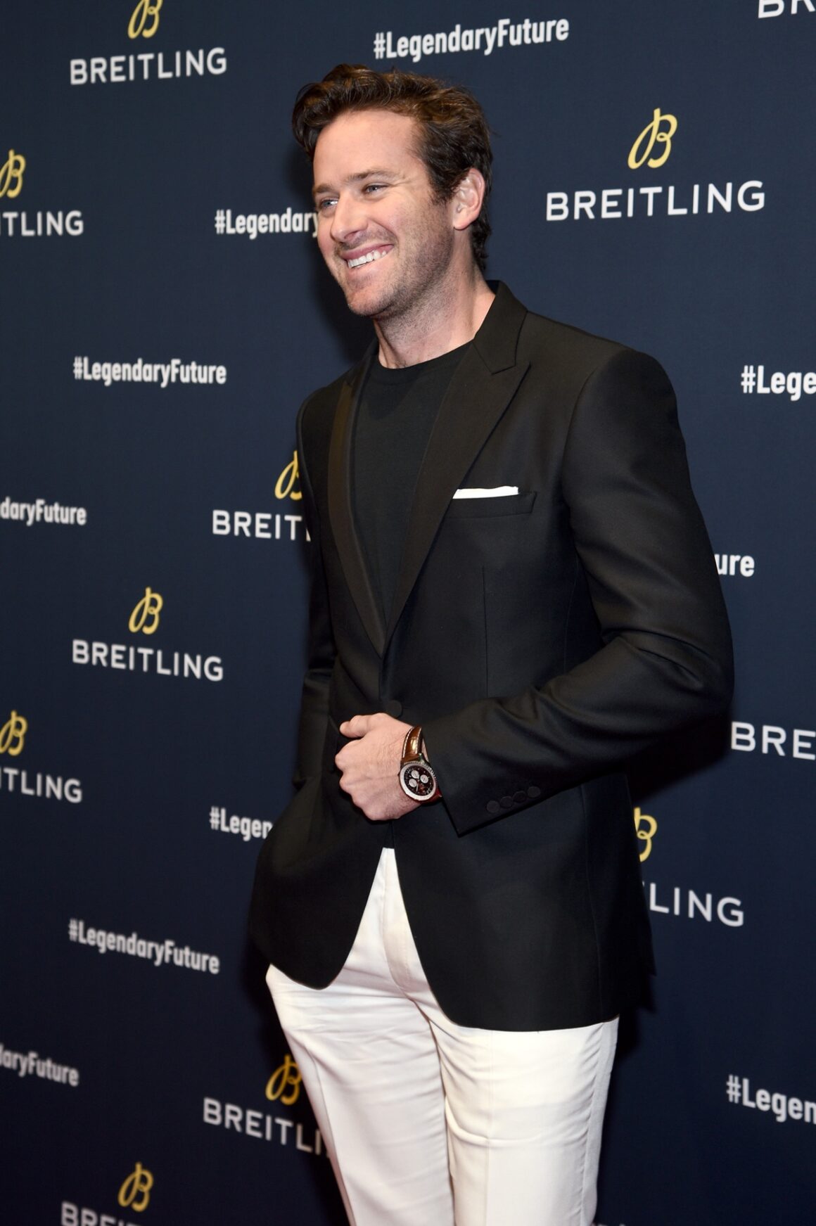 Armie Hammer Breitling "#LEGENDARYFUTURE" Roadshow 2018 New York