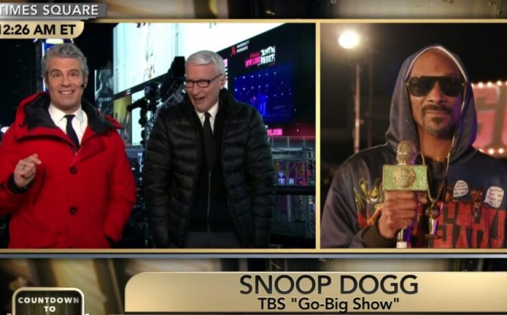 Anderson Cooper drunk and laughing on NYE