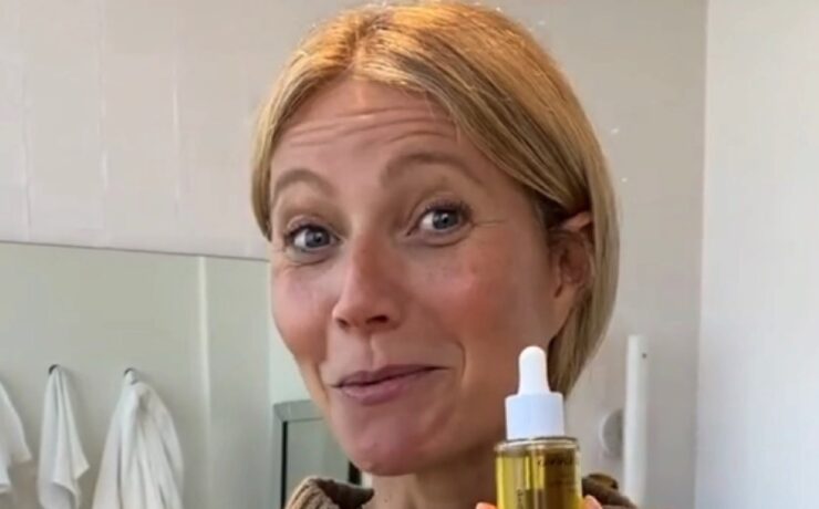 Gwyneth Paltrow Goop face oil video