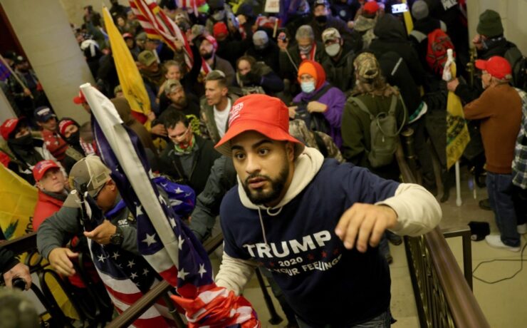 Terrorists broke into the Capitol building and assaulted police and security officers