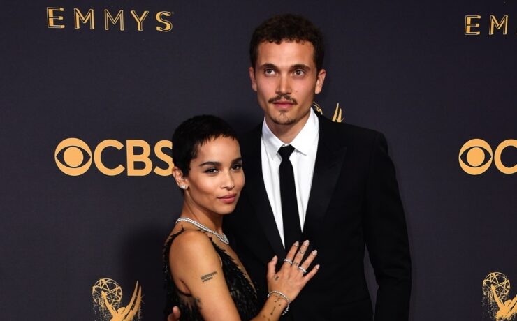 Zoe Kravitz and Karl Glusman 69th Annual Primetime Emmy Awards - Arrivals