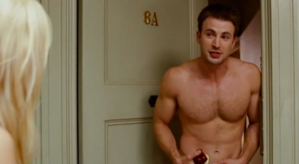 chris evans shirtless what's your number