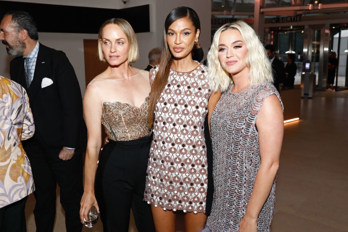 Katy Perry and Orlando Bloom attend the Louis Vuitton Fragrance Dinner at  the Louis Vuitton Foundation