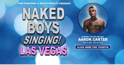 Aaron Carter to go fully nude in Las Vegas show Naked Boys Singing