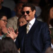Tom Cruise gives family a helicopter ride after landing in their garden