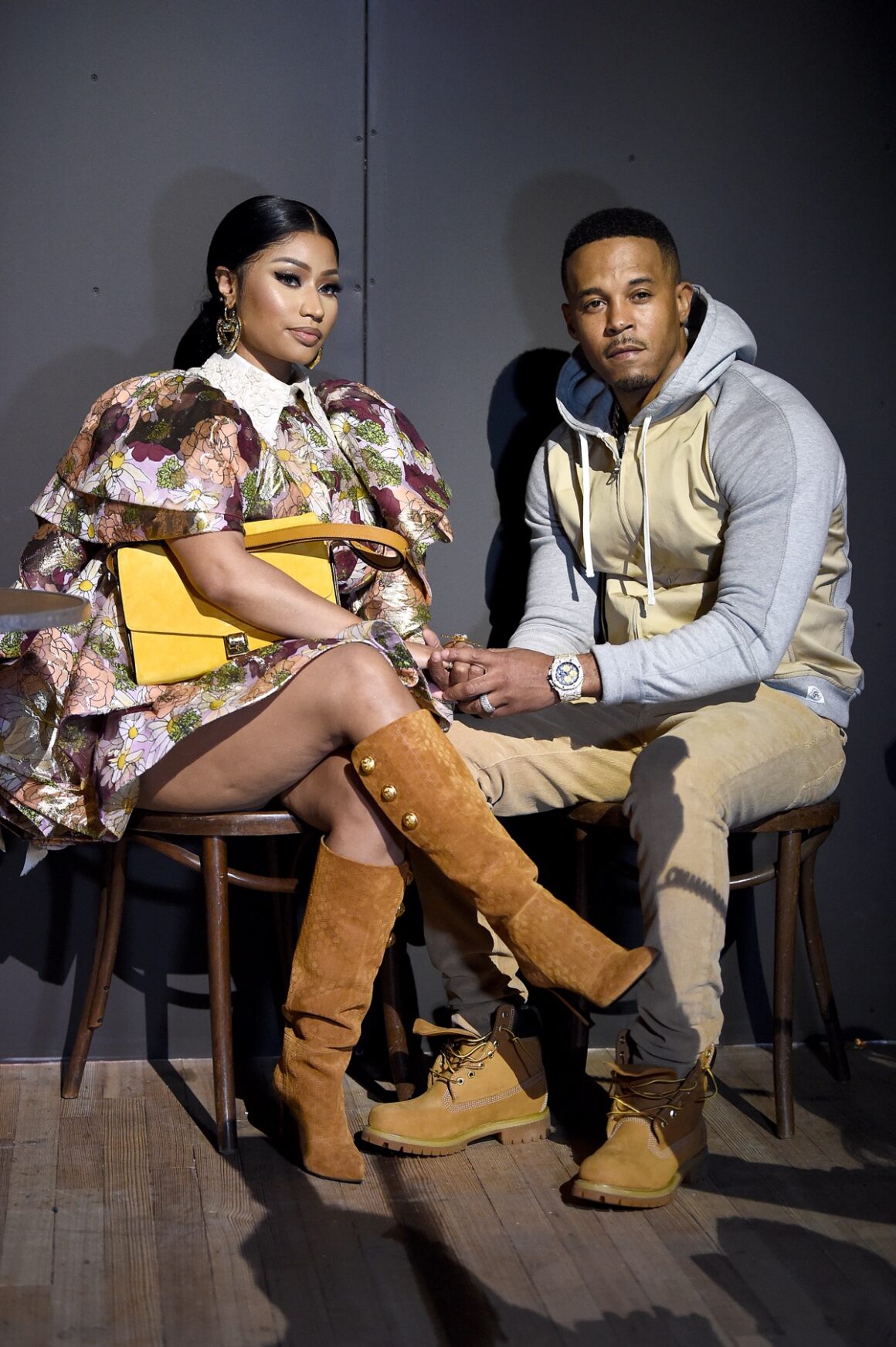 Nicki Minaj and Kenneth Petty Marc Jacobs Fall 2020 Runway Show - Arrivals