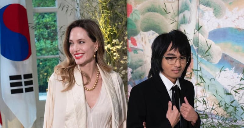 ﻿Angelina Jolie melakukan tamasya langka dengan putranya Maddox untuk menghadiri makan malam Gedung Putih bersama Joe Biden — Lihat foto – Kehidupan Sosialita
