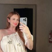 Lindsay Lohan is thriving while pregnant: See photos of her growing baby bump