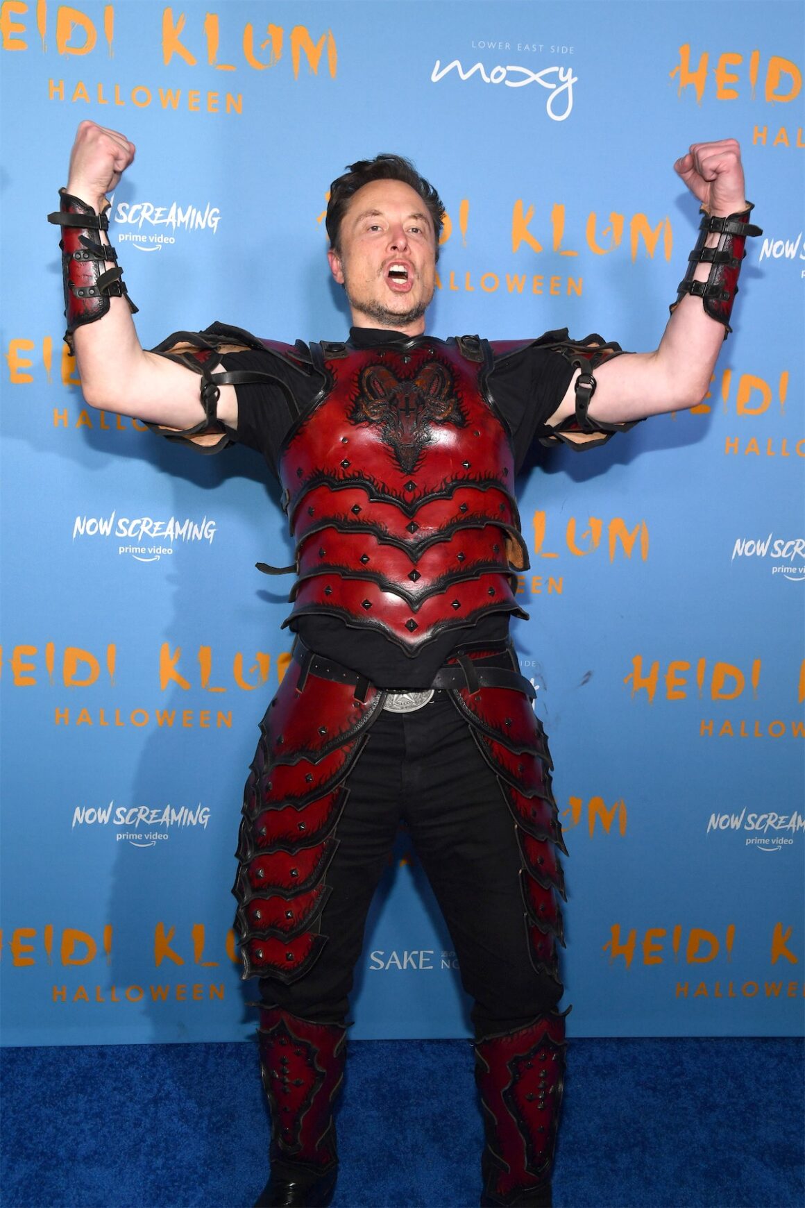 Elon Musk Heidi Klum's 21st Annual Halloween Party Presented By Now Screaming x Prime Video And Baileys Irish Cream Liqueur At Sake No Hana At Moxy Lower East Side