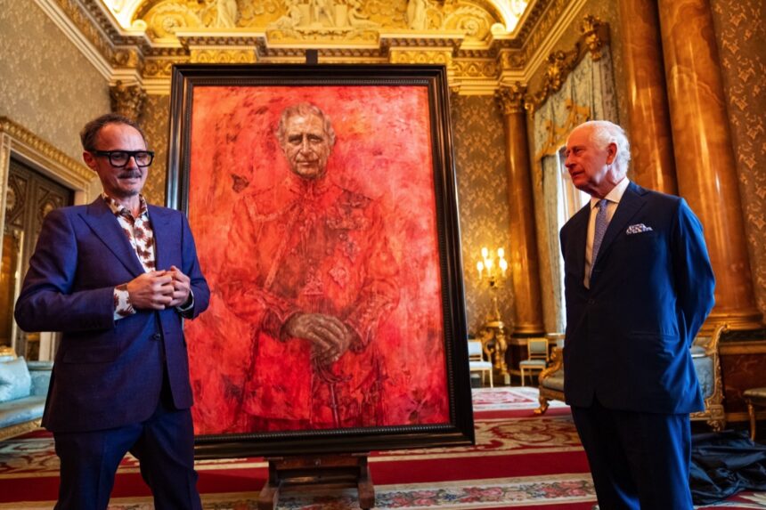 King Charles III Unveils Jonathan Yeo Portrait