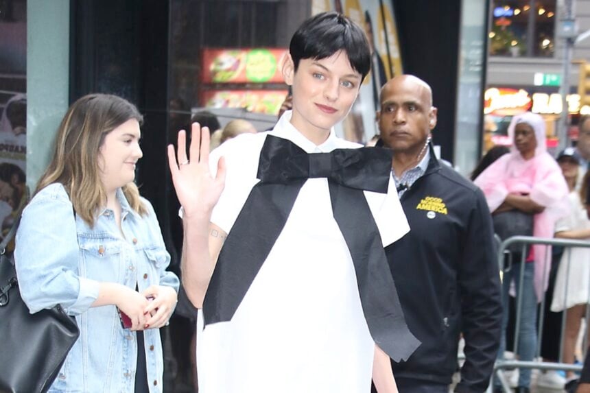 Celebrities At The 'Good Morning America' Show Studios