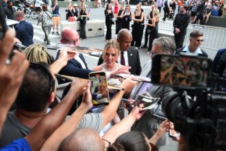 New York Premiere Of ‘Fly Me To The Moon’ - Outside Arrivals