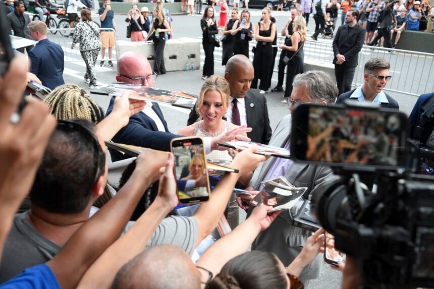 New York Premiere Of ‘Fly Me To The Moon’ - Outside Arrivals