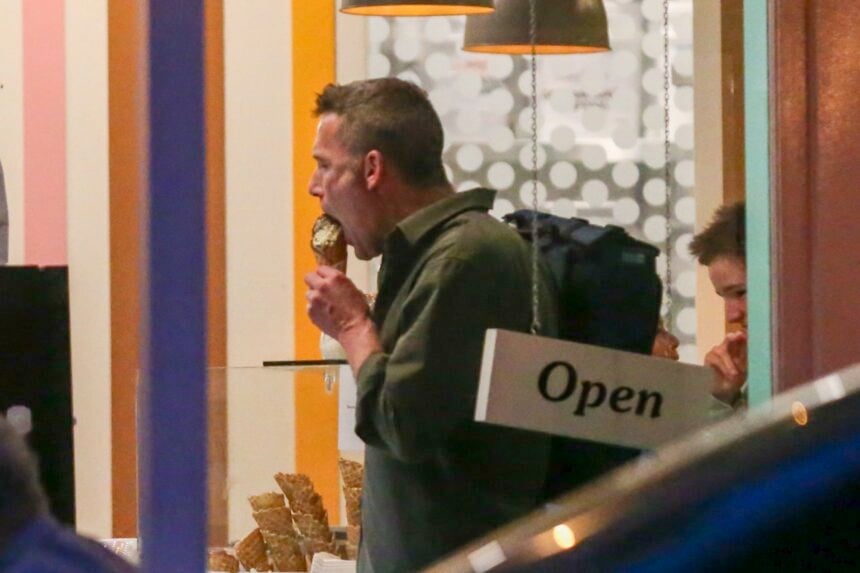 Ben Affleck And Kids Out In Los Angeles