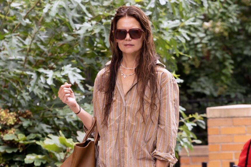 Katie Holmes out in New York City