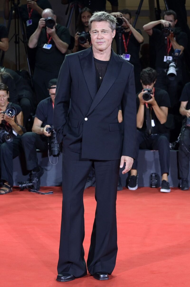 Brad Pitt and Ines de Ramon make red carpet debut at Venice Film ...