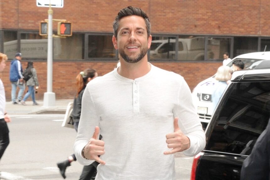 Zachary Levi promotes new movie SHAZAM at the AOL Build Series NYC