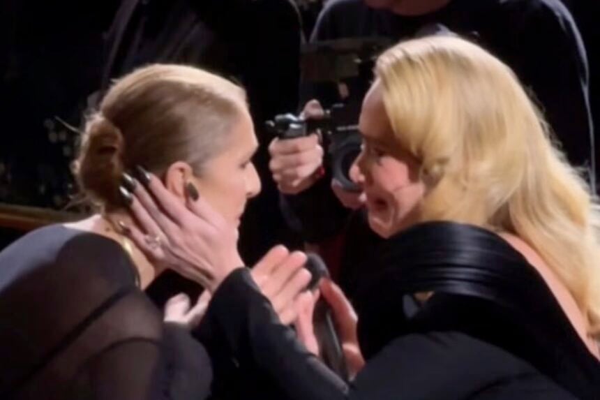 Adele and Celine Dion
